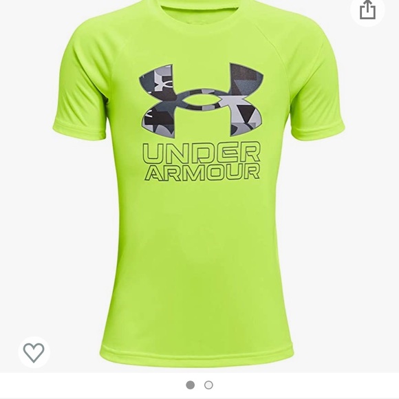 Under Armour Boys' Tech Hybrid Printed Fill Short - Picture 1 of 3